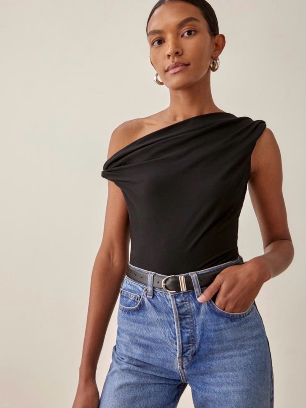 Reformation Cello Black Top